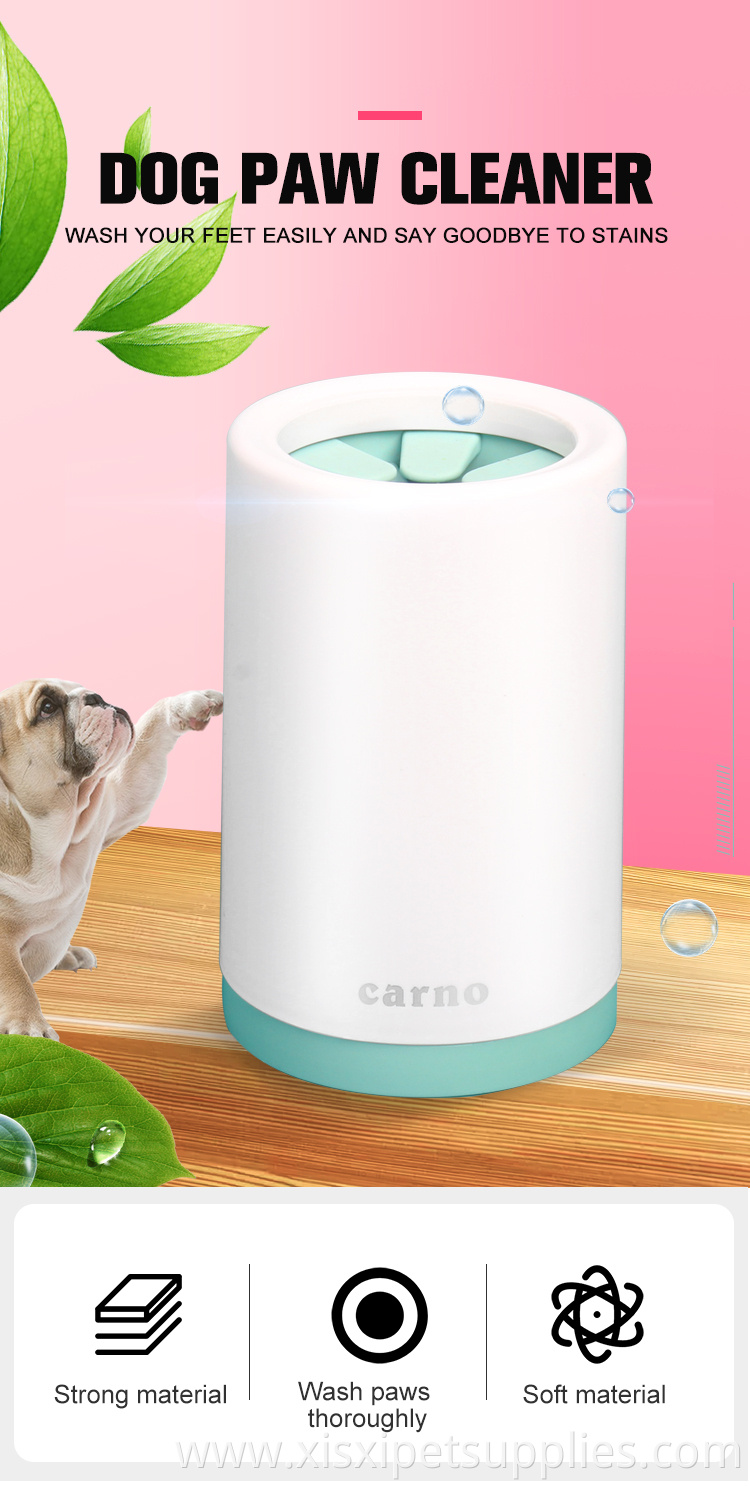 Factory Wholesale Outdoor Portable Silicone Pet Foot Cleaner Dog Paw Washer Cleaner Cup
